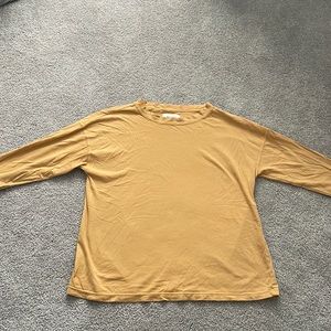 Mate the Label organic cotton tee in golden size XS